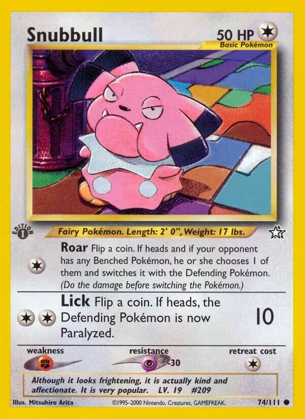 Snubbull 「N1 74/111」「EN」