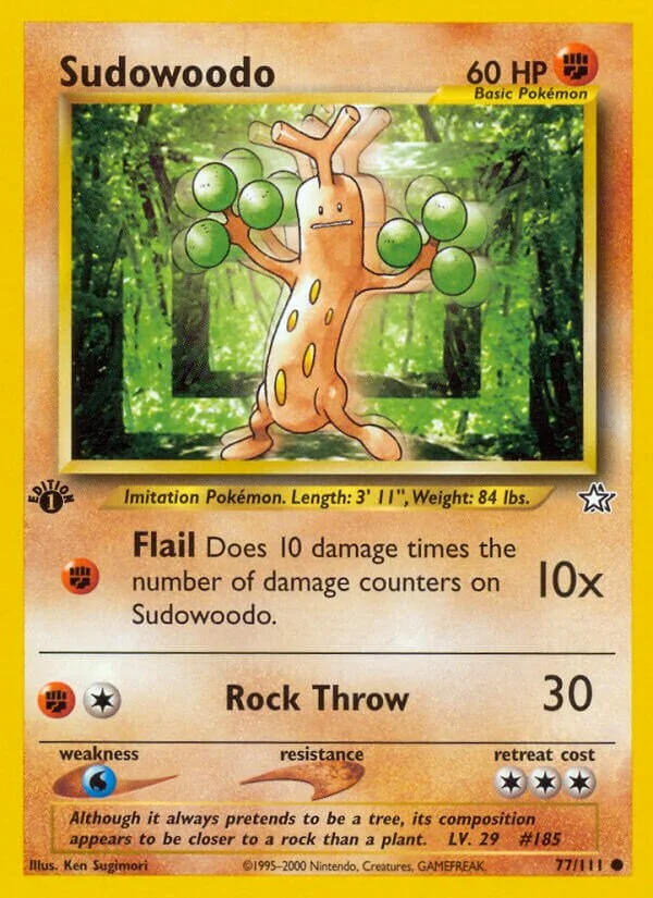 Sudowoodo 「N1 77/111」「EN」