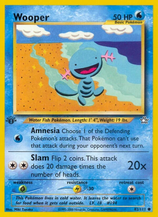 Wooper 「N1 82/111」「EN」