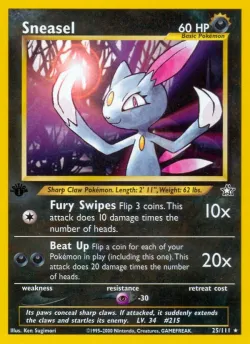 Sneasel #25/111 · Pokémon