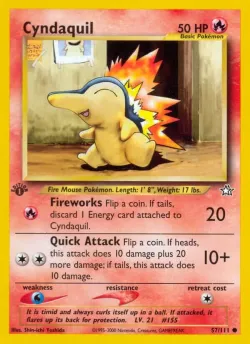Cyndaquil #57/111 · Pokémon