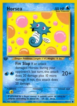Horsea #62/111 · Pokémon