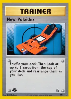New Pokédex 「N1 95/111」「EN」