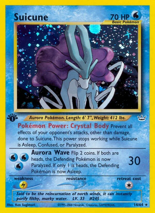 Suicune 「N3 14/64」「EN」