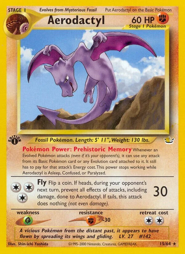 Aerodactyl 「N3 15/64」「EN」