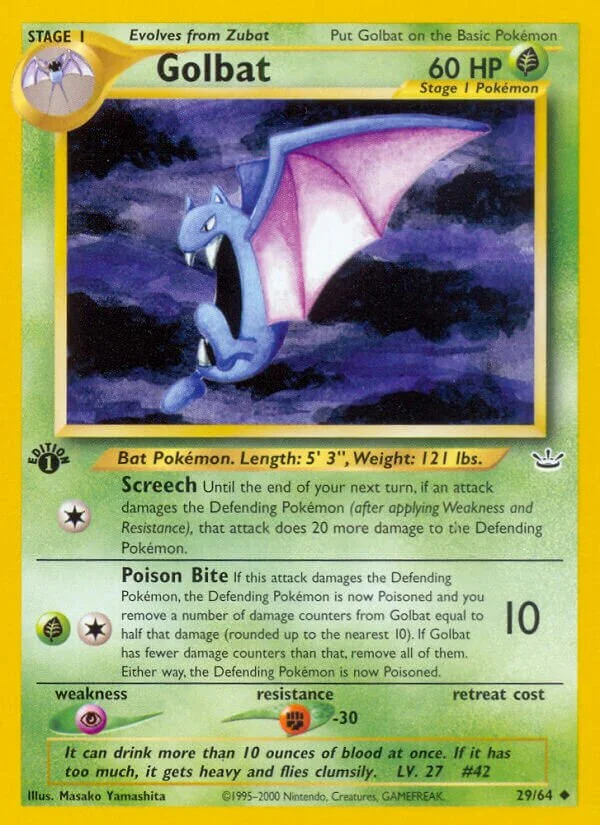 Golbat 「N3 29/64」「EN」