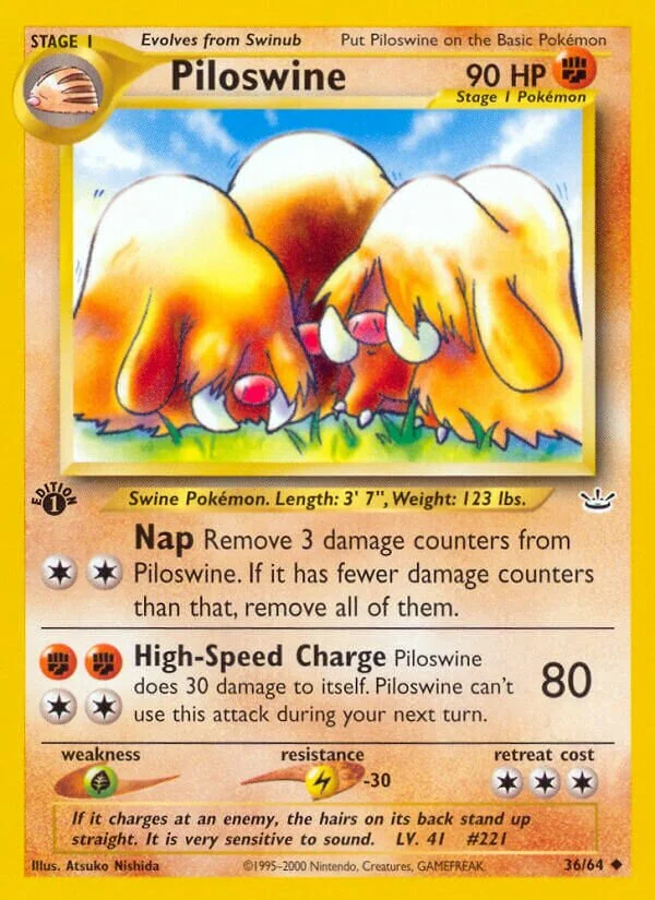Piloswine 「N3 36/64」「EN」