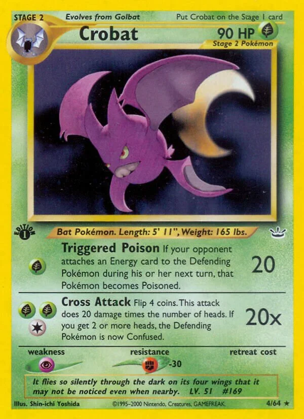 Crobat 「N3 4/64」「EN」