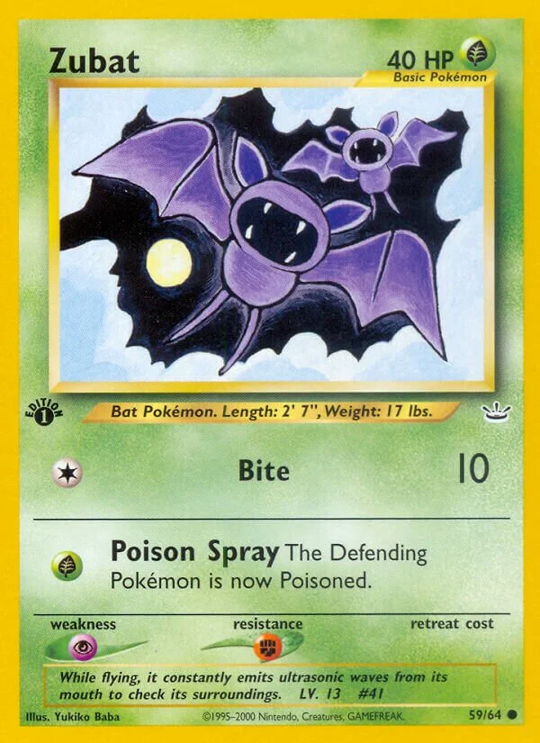 Zubat 「N3 59/64」「EN」