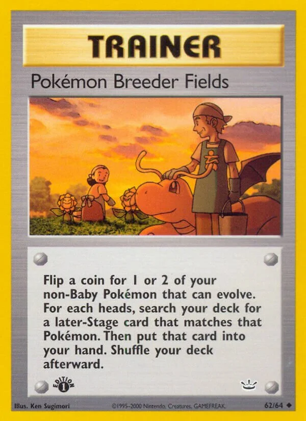 Pokémon Breeder Fields 「N3 62/64」「EN」
