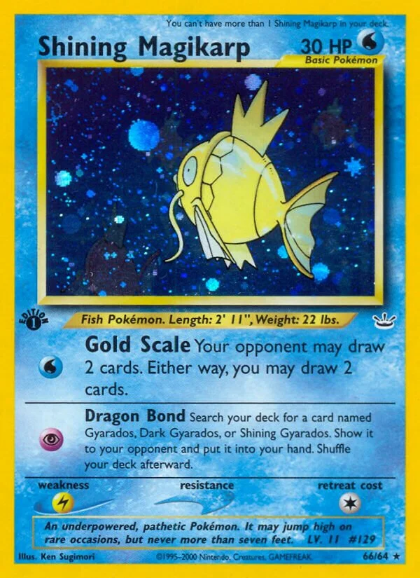 Shining Magikarp 「N3 66/64」「EN」