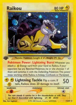 Raikou #13/64 · Pokémon