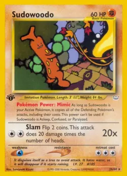 Sudowoodo 「N3 26/64」「EN」