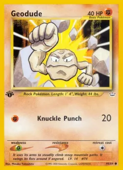 Geodude 「N3 44/64」「EN」