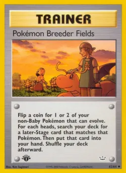 Pokémon Breeder Fields 「N3 62/64」「EN」
