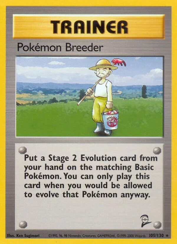 Pokémon Breeder 「B2 105/130」「EN」