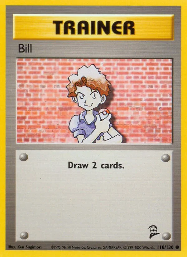 Bill 「B2 118/130」「EN」