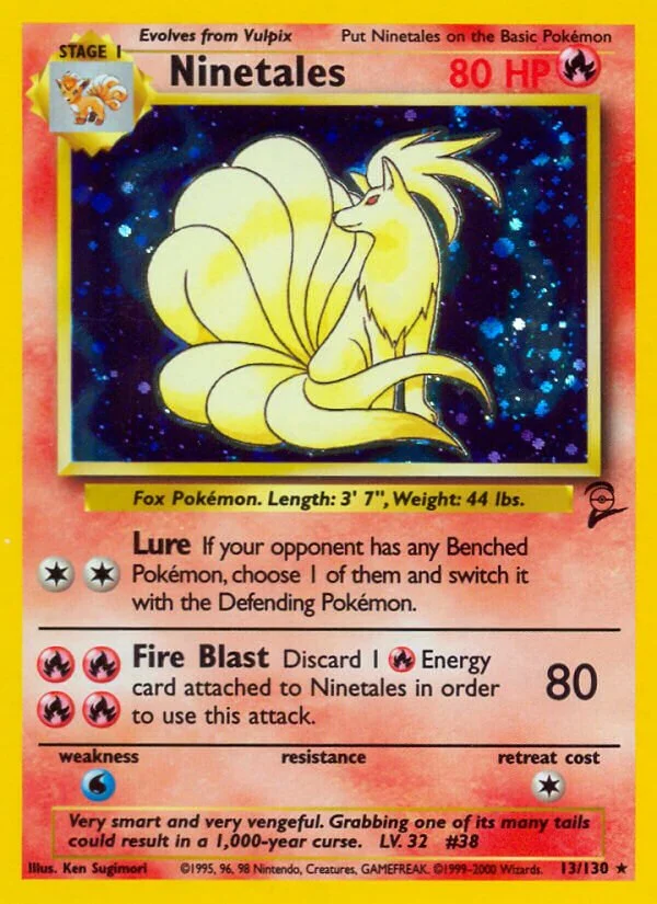 Ninetales 「B2 13/130」「EN」