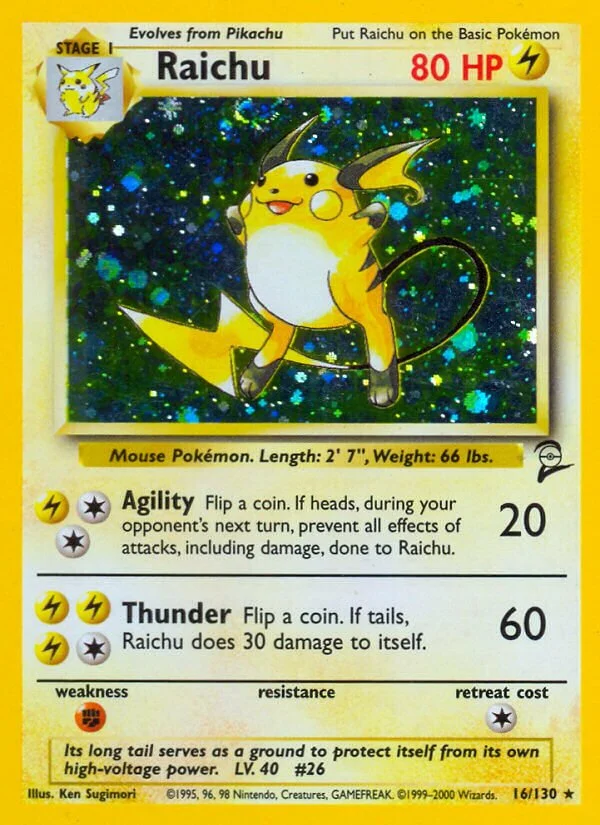 Raichu 「B2 16/130」「EN」