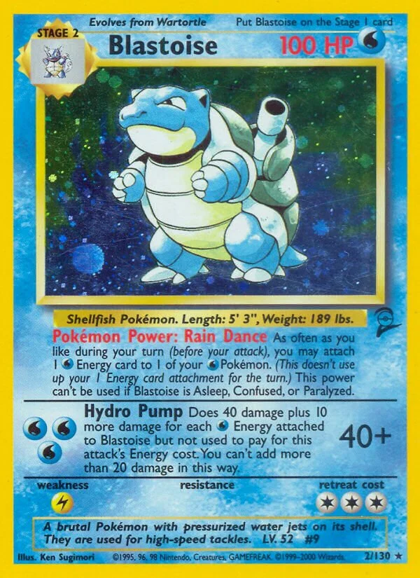 Blastoise 「B2 2/130」「EN」