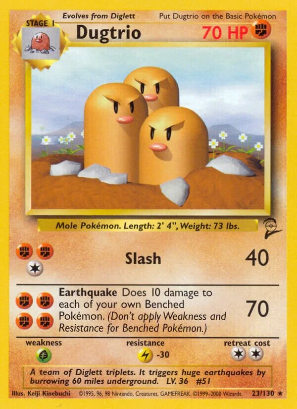 Dugtrio 「B2 23/130」「EN」