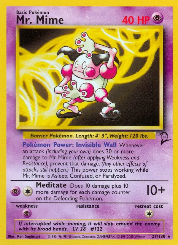 Mr. Mime 「B2 27/130」「EN」