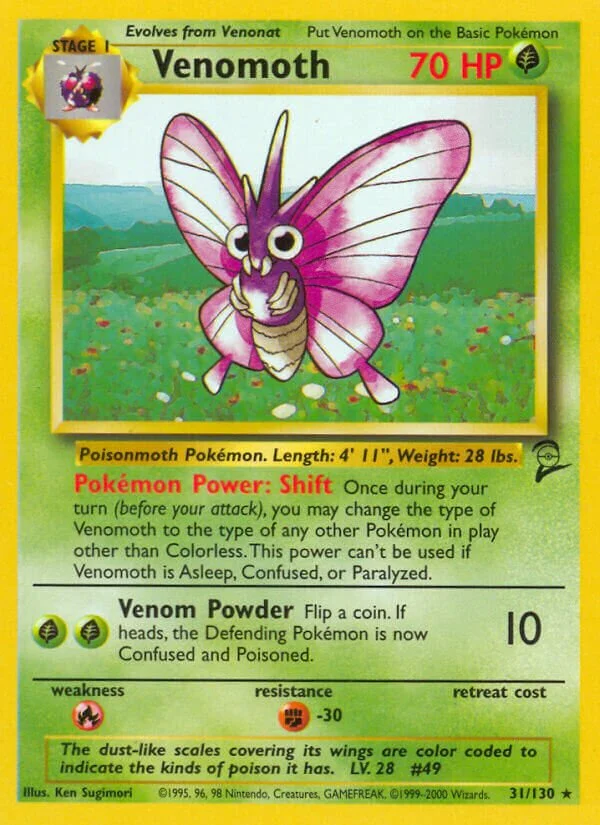 Venomoth 「B2 31/130」「EN」