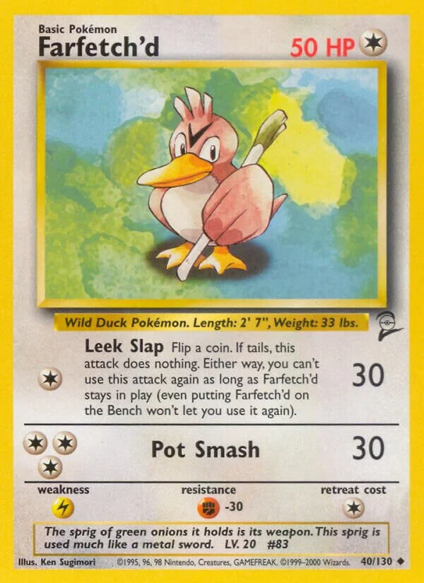 Farfetch'd 「B2 40/130」「EN」