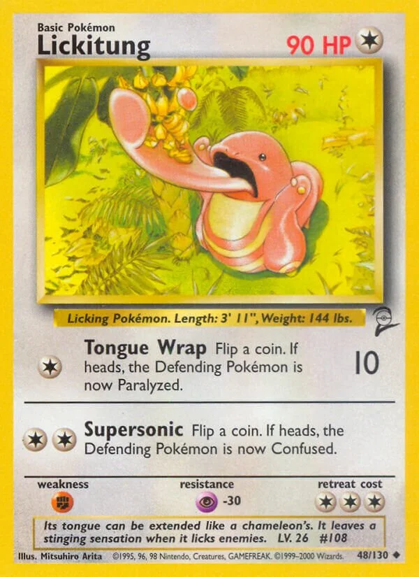 Lickitung 「B2 48/130」「EN」