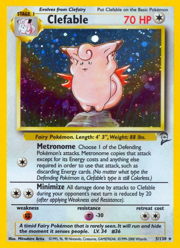 Clefable 「B2 5/130」「EN」