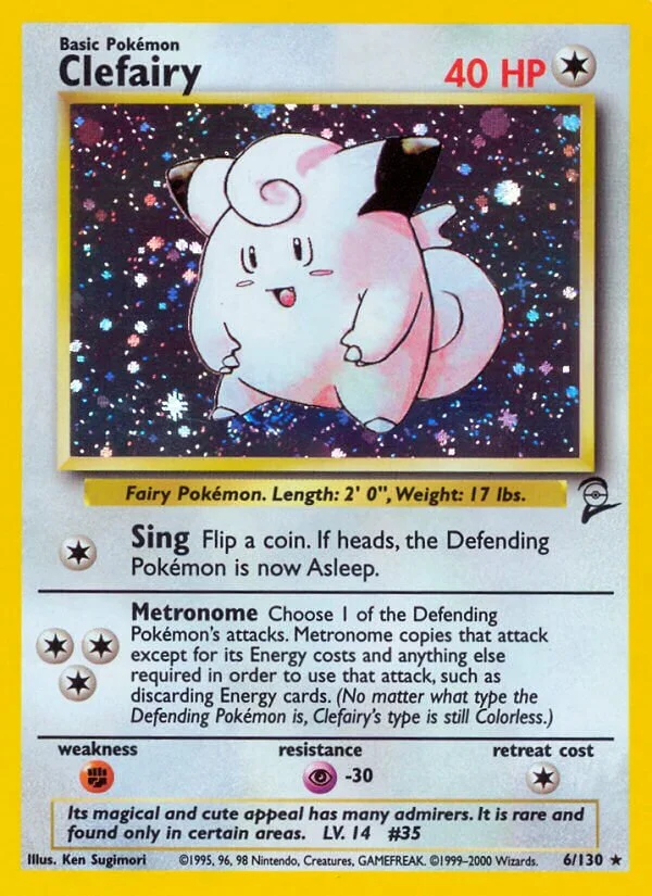 Clefairy 「B2 6/130」「EN」