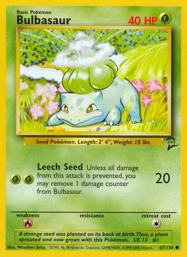 Bulbasaur 「B2 67/130」「EN」