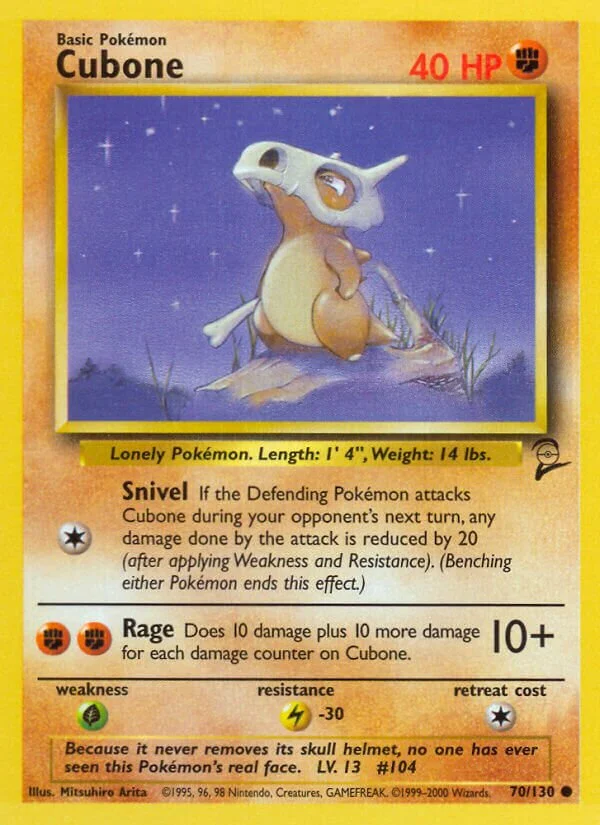 Cubone 「B2 70/130」「EN」