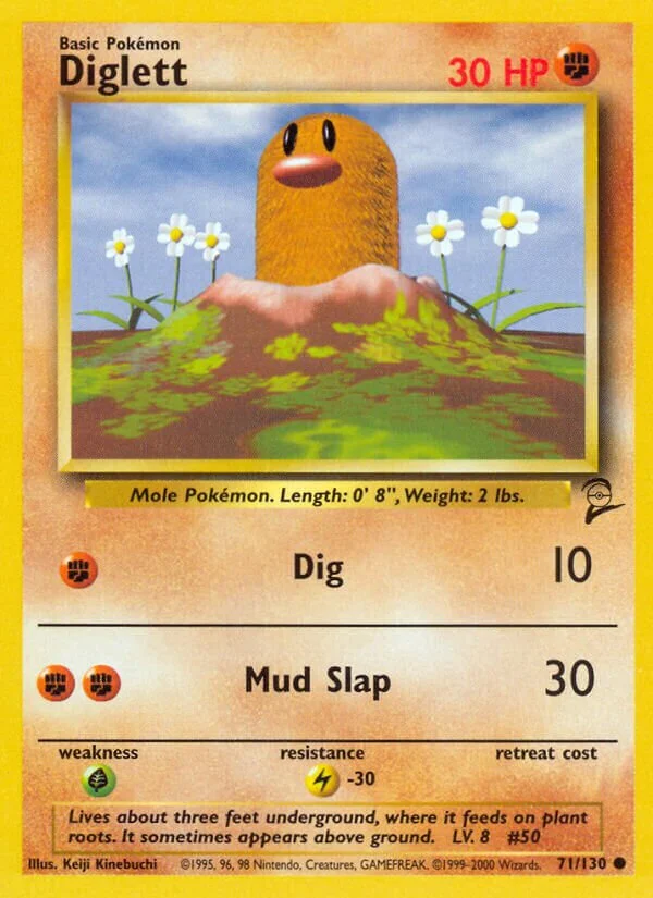 Diglett 「B2 71/130」「EN」