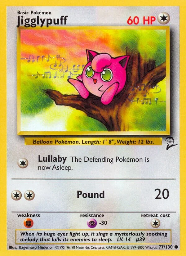 Jigglypuff 「B2 77/130」「EN」