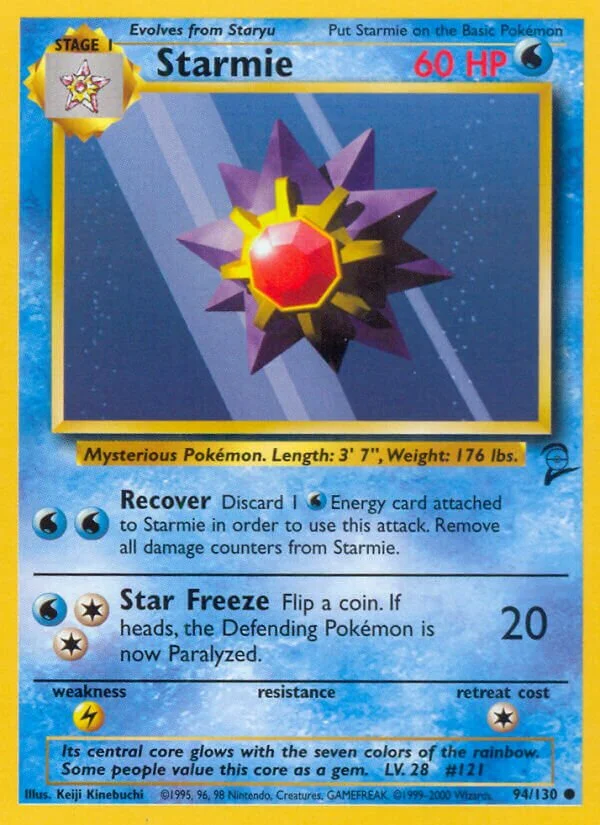 Starmie 「B2 94/130」「EN」
