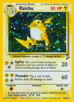 Raichu #16/130 · Pokémon