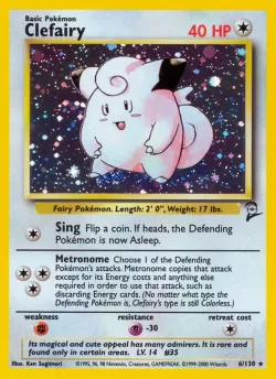 Clefairy #6/130 · Pokémon
