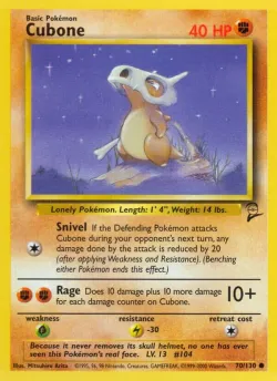 Cubone #70/130 · Pokémon