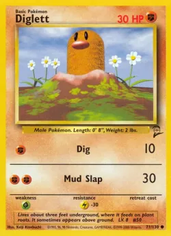 Diglett #71/130 · Pokémon