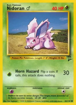 Nidoran ♂ 「B2 83/130」「EN」