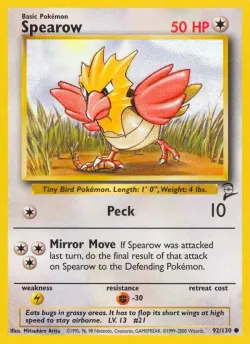 Spearow 「B2 92/130」「EN」