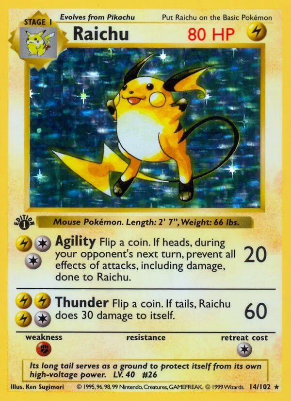 Raichu 「BS 14/102」「EN」