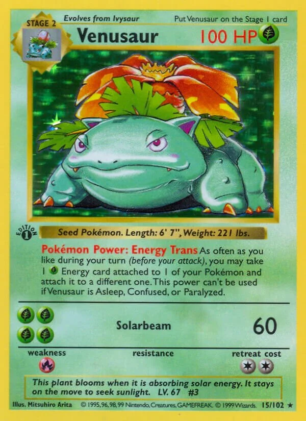 Venusaur 「BS 15/102」「EN」
