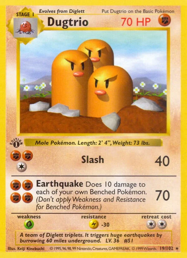 Dugtrio 「BS 19/102」「EN」