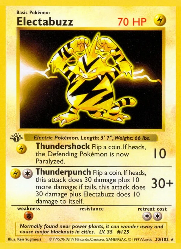 Electabuzz 「BS 20/102」「EN」