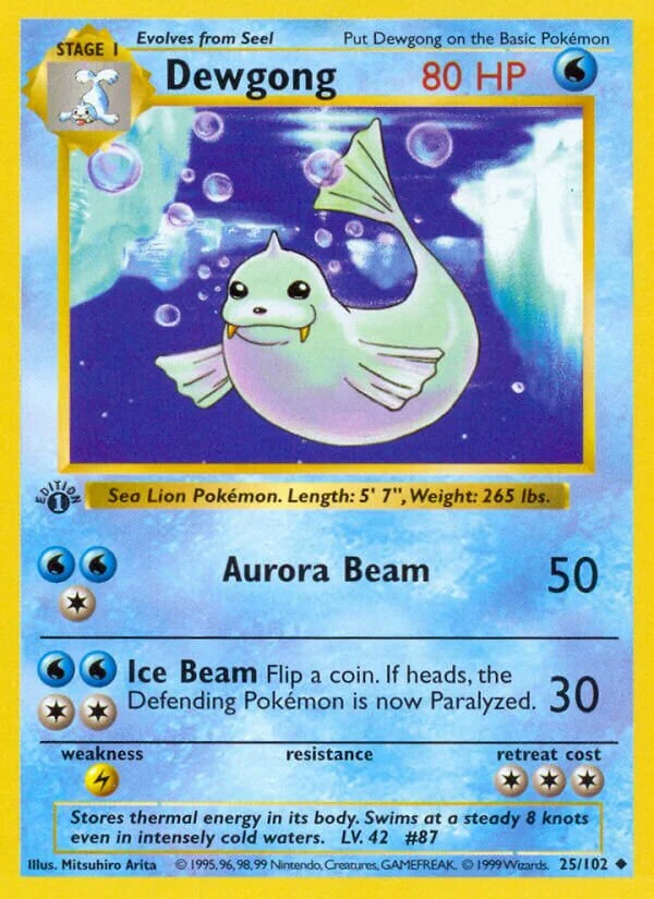 Dewgong 「BS 25/102」「EN」