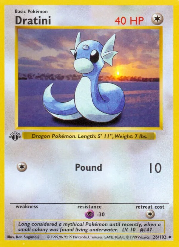 Dratini 「BS 26/102」「EN」
