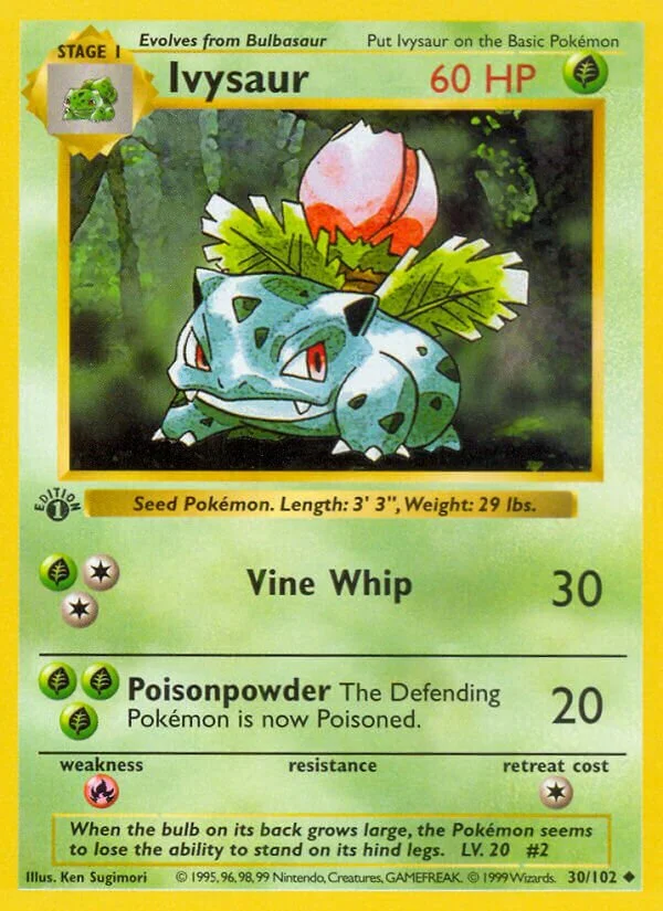 Ivysaur 「BS 30/102」「EN」