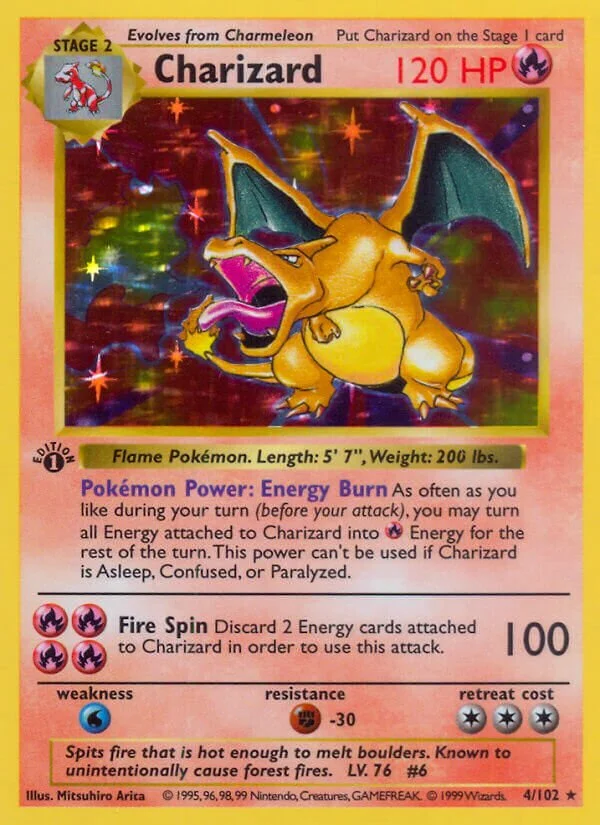 Charizard 「BS 4/102」「EN」